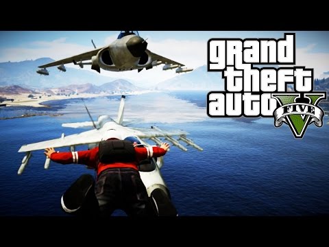 EPIC GTA 5 Skydiving Stunt Montage!