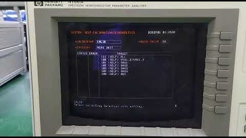 HP Agilent 4156C Precision Semiconductor Parameter Analyzer Repairs by Dynamics Circuit (S) Pte. Ltd