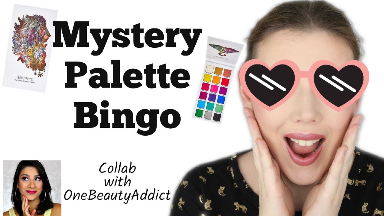 Mystery Palette Bingo - Certifeye Tropical Wonders Palette | Collaboration w/ One Beauty Addict