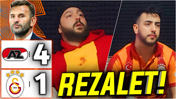 FANATİK GALATASARAYLILAR AZ ALKMAAR MAÇINI İZLERSE | AZ Alkmaar 4-1 Galatasaray