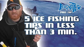 Five Great Easy Ice Fishing Tips for Beginners and Veterans in Less Than 3 Minutes