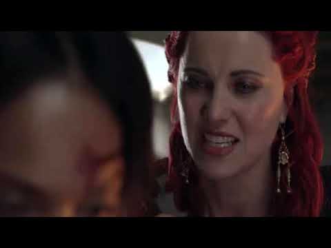 Crixus desata su furia con Ashur y su romance con Naevia es descubierto