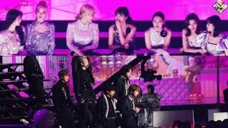 20200105 TWICE's Reaction to BTS "Dionysus" @34th GDA