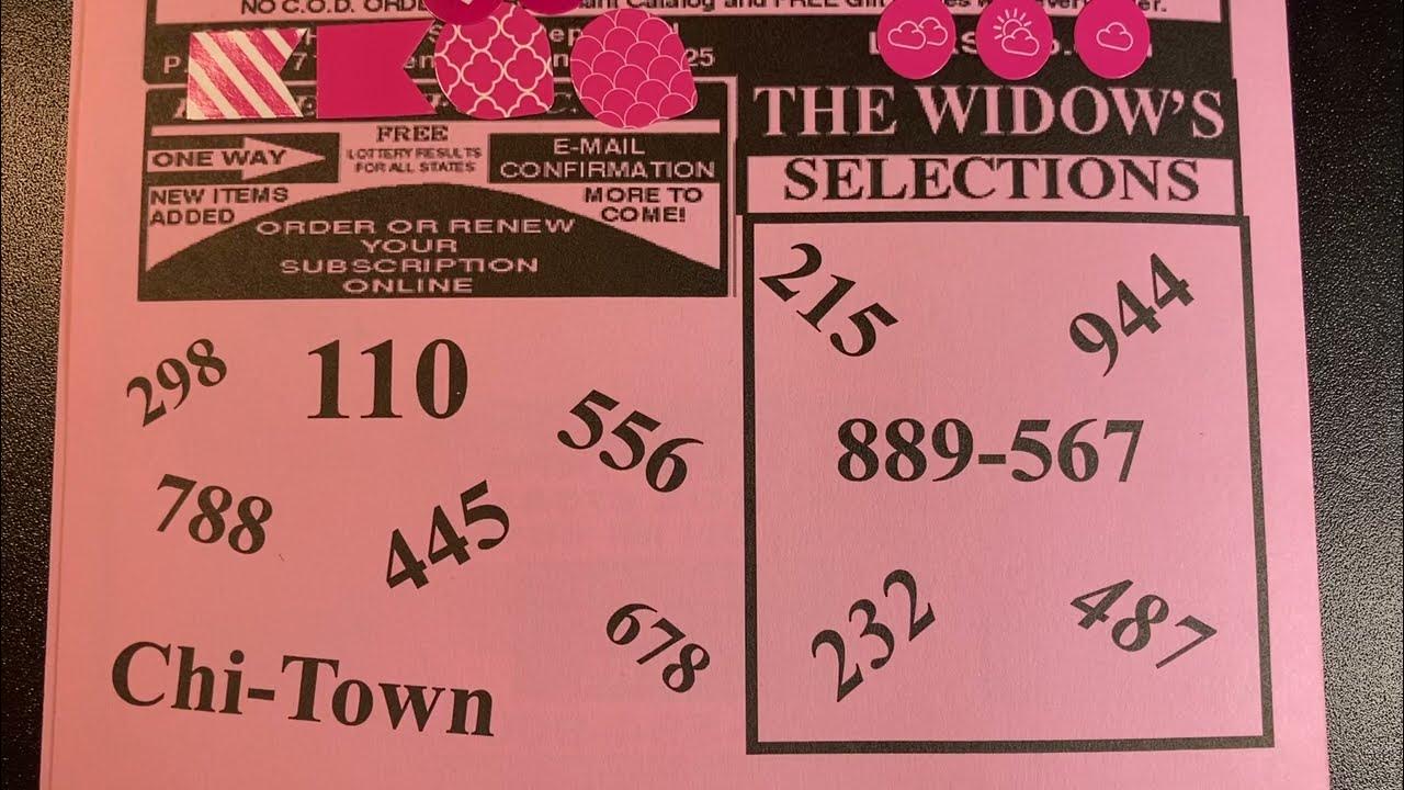 WIDOW’S GUIDE March Lottery Numbers Pick 3 Pick 4 YouTube
