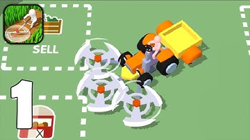 Grass Ranch - Stickman Grass Ranch Farm Lawn - Part 1 - Gameplay Walkthrough(iOS, Android)