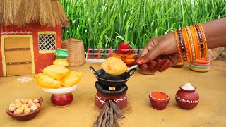 Miniature Chole Bhature | Poori | Mini Foodkey