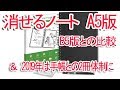 消せるノートA5版、B5版との比較＆2019年は手帳との2冊体制に