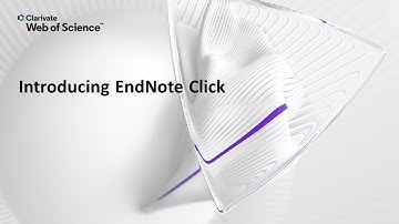 A class recording: introducing EndNote Click
