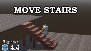 how to handle stairs - Learn Godot 4 3D - no talking