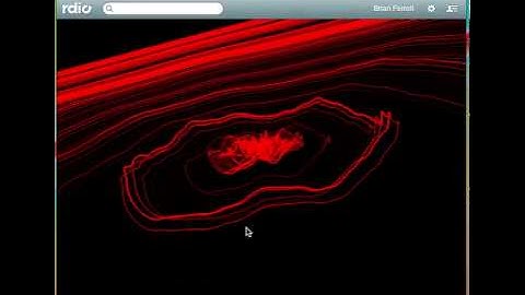 Rdio WebGL Music Visualizer