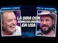 La gira con brincos dieras en usa  tito el ranchero y pariente alberto