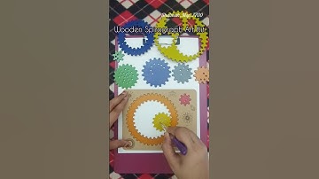 Wooden Spirograph Art Kit #art #unboxing #shorts #viral #amazon