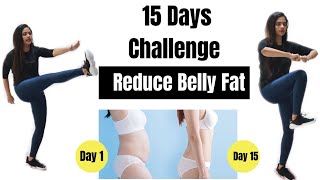 15 Days Challenge To Reduce Belly Fat | Secret Exercises to get Flat Stomach at home | Somya Luhadia screenshot 2