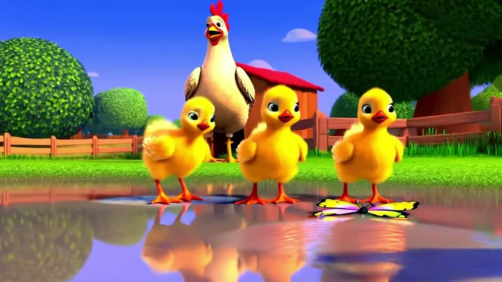 5 Little Chicks Song for Kids | Cute Nursery Rhymes for Toddlers