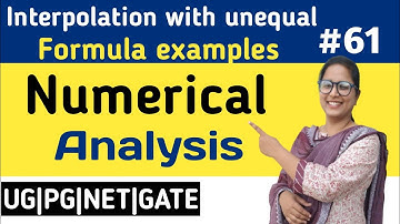 B.Sc-final year mathematics, Numerical Analysis part-61,Important examples