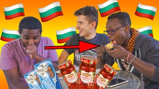 AFRICAN GUYS TRY BULGARIAN FOOD