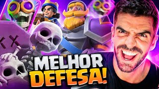 USEI O MELHOR DECK DE CEMITERIO COM CAVALEIRO EVO DO CLASH ROYALE!