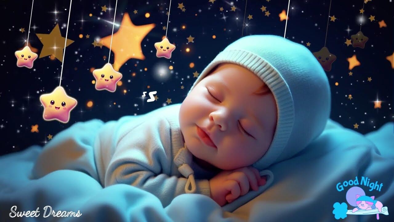 Overcome Insomnia 💤Mozart Brahms Lullaby 🎵 Sleep Instantly in 3 Minutes 🌙 Soothing Baby Music