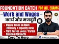 Work & wages