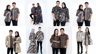 33+ Inspirasi Baju Batik Couple Keluarga Terbaru 2020/2021 Desain Modern Terlaris