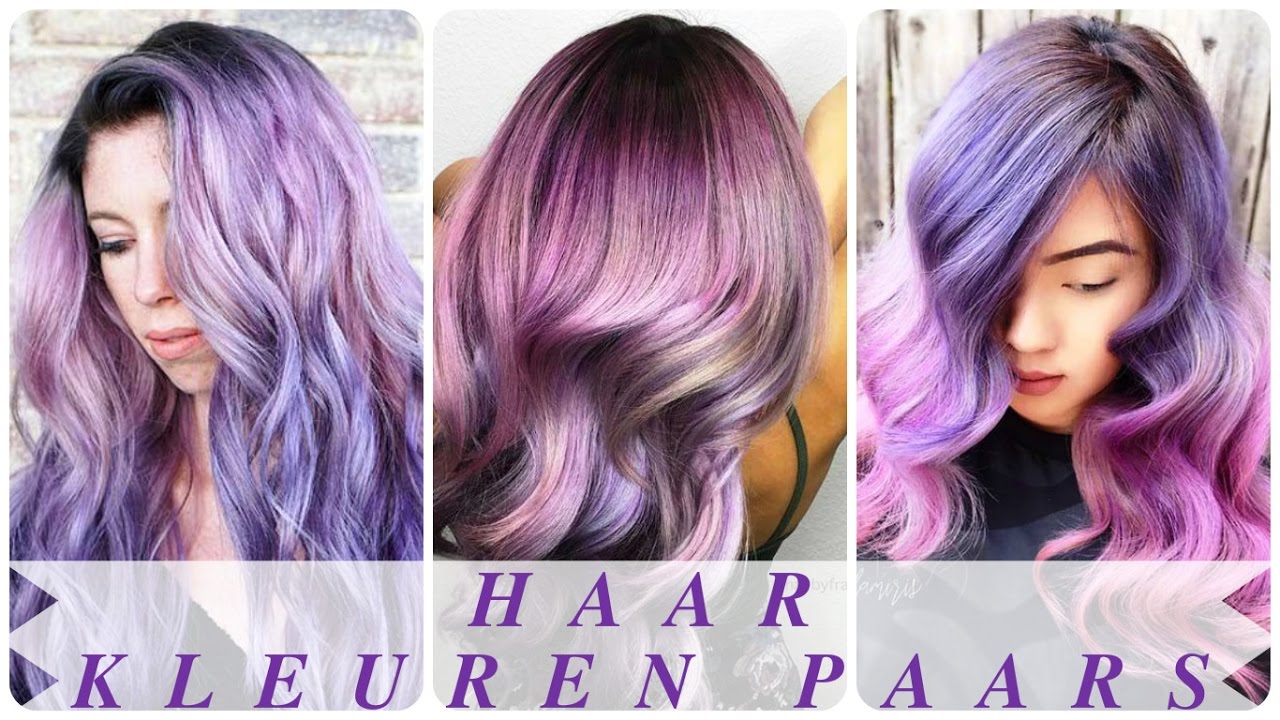 Verrassend Haar kleuren paars - YouTube WN-43