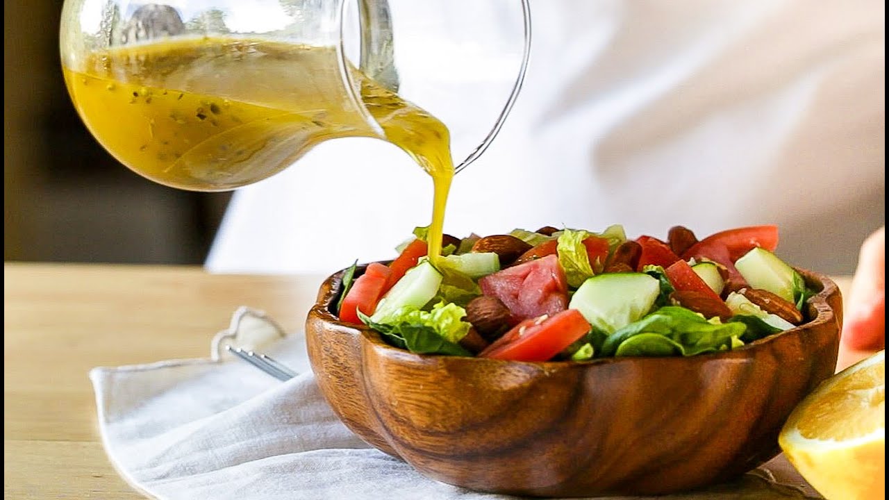 Lemon White Balsamic Vinaigrette Salad Dressing - A Tangy and Bright Homemade Dressing Lemon White Balsamic Vinaigrette Salad Dressing - A Tangy and Bright Homemade Dressing