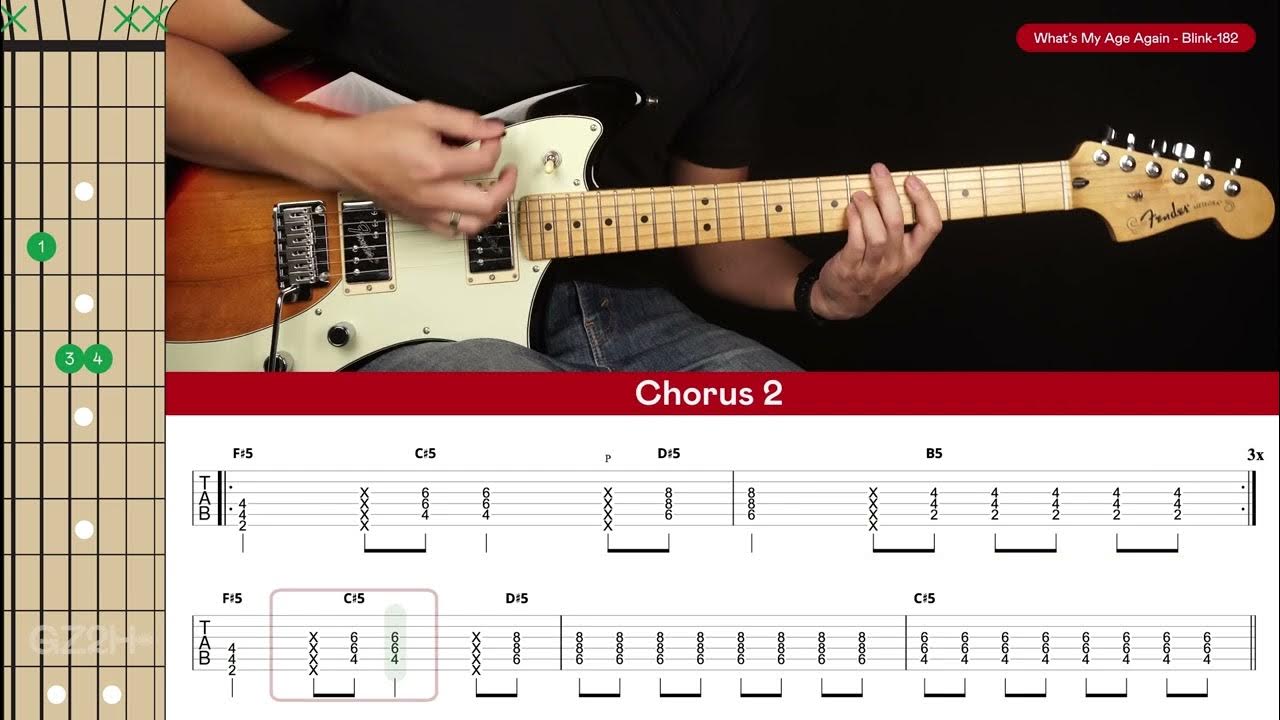 What's My Age Again Guitar Cover Blink-182 πΈ|Tabs + Chords| What's My Age Again Guitar Cover Blink-182 πΈ|Tabs + Chords|