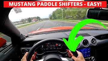 Paddle Shifters Tutorial | How To Use Paddle Shifters In Mustang | Beginner
