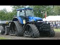 New Holland TM155 w/ Tracks Pulling The Heavy Sledge at Aabybro Pulling Arena | Tractor Pulling DK