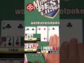 The worst laydown you will EVER see!! #poker
