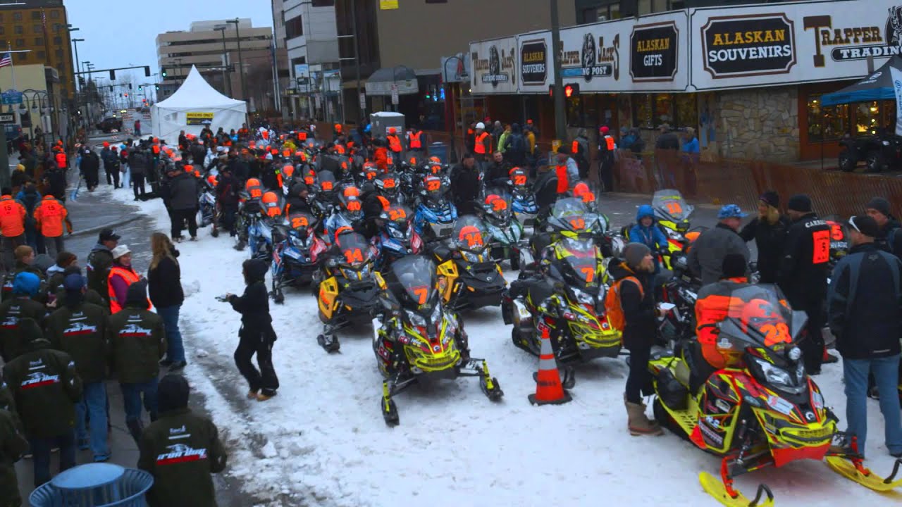 Iron Dog Snowmobile Race YouTube