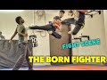 The born fighter  group fight scene  prateek parmar  full action scene