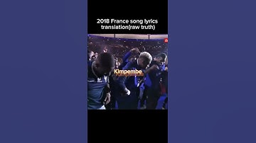 Thumbnail of Song lyrics of France 2018 song(translation) #football #france #fypp #kylianmbappe #dembele #kante