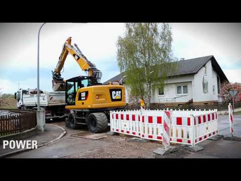 Cat® M315F & M317F Compact Radius Wheeled Excavators Demo