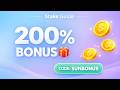 🎁 Stake Deposit Bonus Guide | Get 200% Match with SUNBBONUS