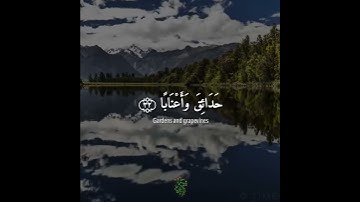 ( إن للمتقين مفازا ) من سورة النبأ - القارئ عبد الرحمن مسعد