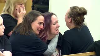 Emotional father lunges at daughter's accused murderer in courtroom