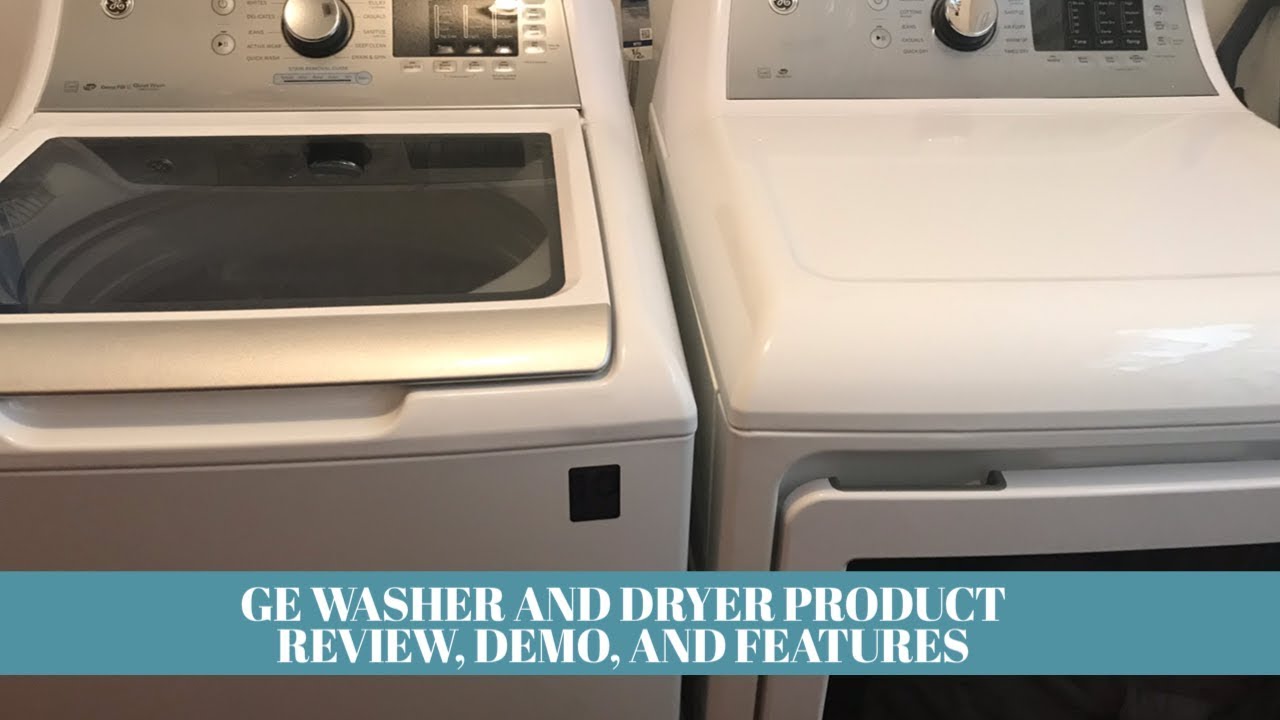 GE Washer and Dryer Product Review, Demo, and Features - YouTube