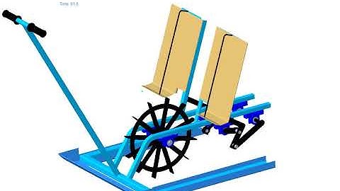 Paddy Ploughing Machine