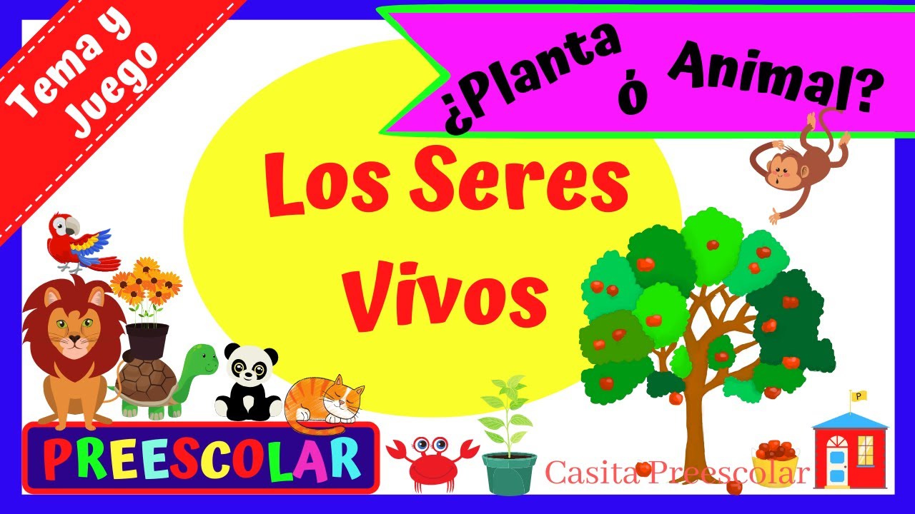 LOS SERES VIVOS #Aprendeencasa PREESCOLAR 3 de Septiembre del 2021 - thptnganamst.edu.vn