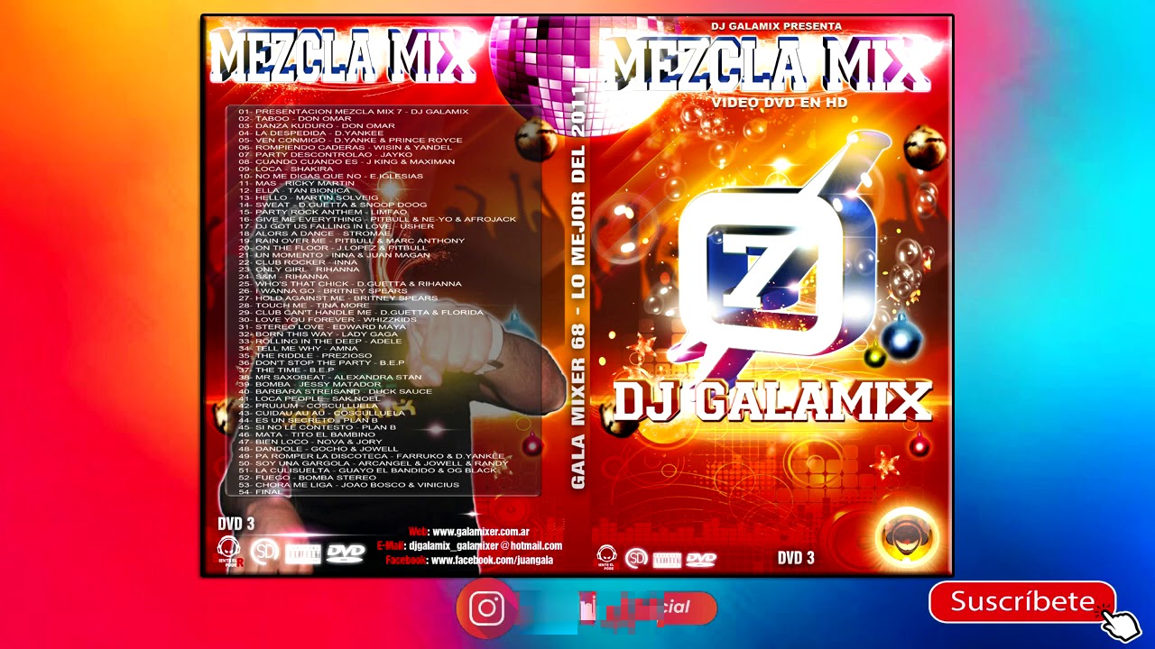 tenaz Honesto Rico MEZCLA MIX 7 DJ GALAMIX ( 2011 ) - YouTube