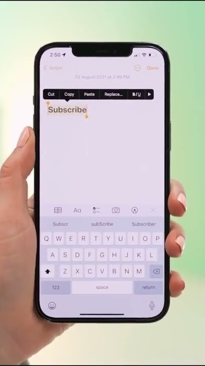 How to Copy and Paste on Iphone fast and easy #iphone14promax