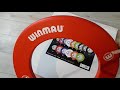 Proffesional winmau dartboard red surround unboxing