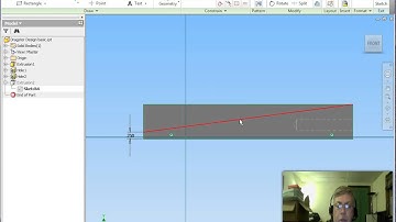 Editing a Sketch in Inventor