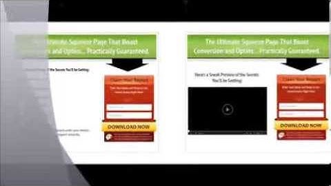 20 Professional Squeeze Page Templates, incl 10 Video Landing Pages
