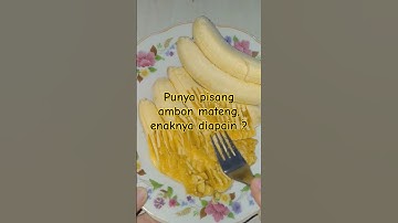 Thumbnail of Punya pisang Ambon Mateng diapain ya ? #shortvideo #olahanpisang #pisangambon #shortsfeed #trending