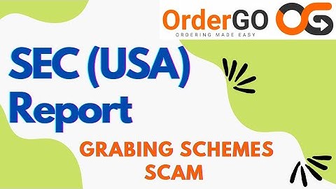 SEC Scam Report || OrderGo