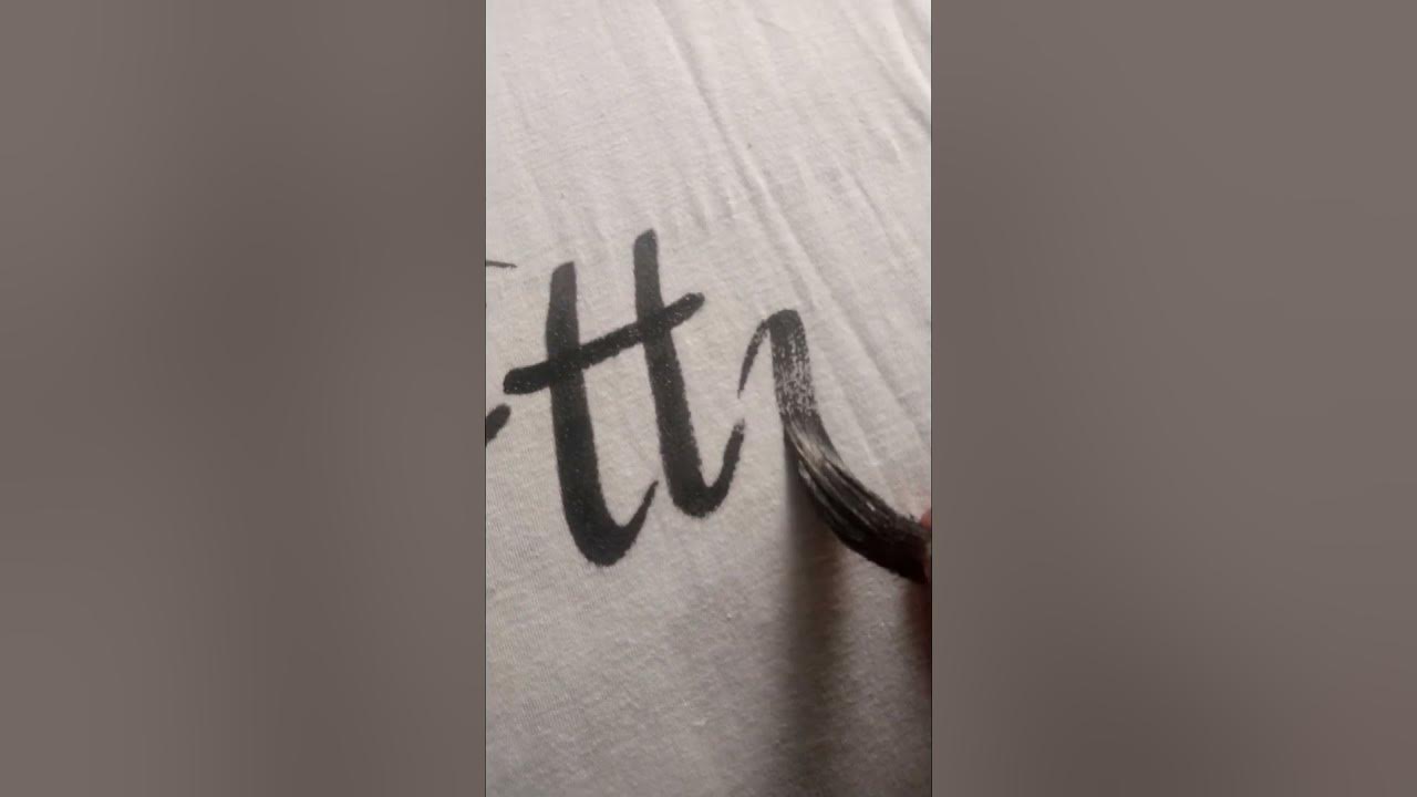 how-to-print-name-on-t-shirt-at-home-youtubeshorts-shorts-short
