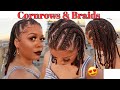 Cornrows & Braids Protective Style No Added Hair | Natural Hair Styles