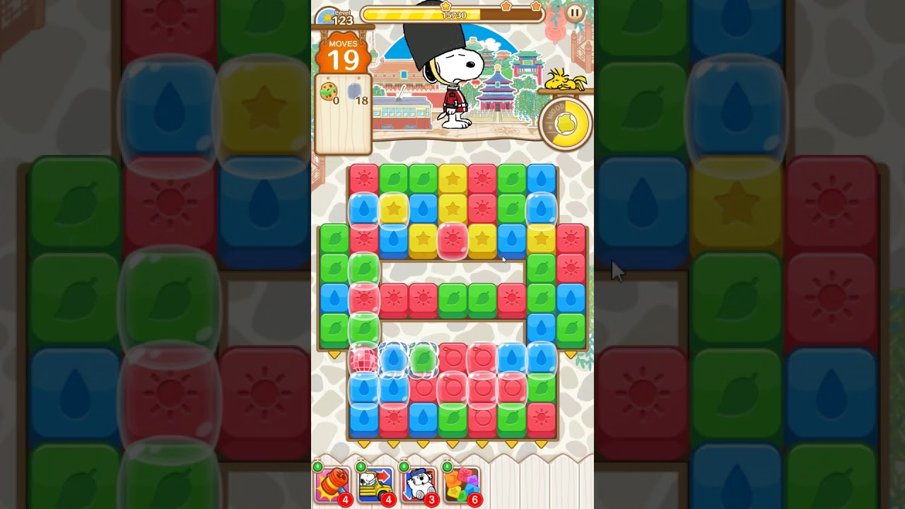 Snoopy Puzzle Journey level 123